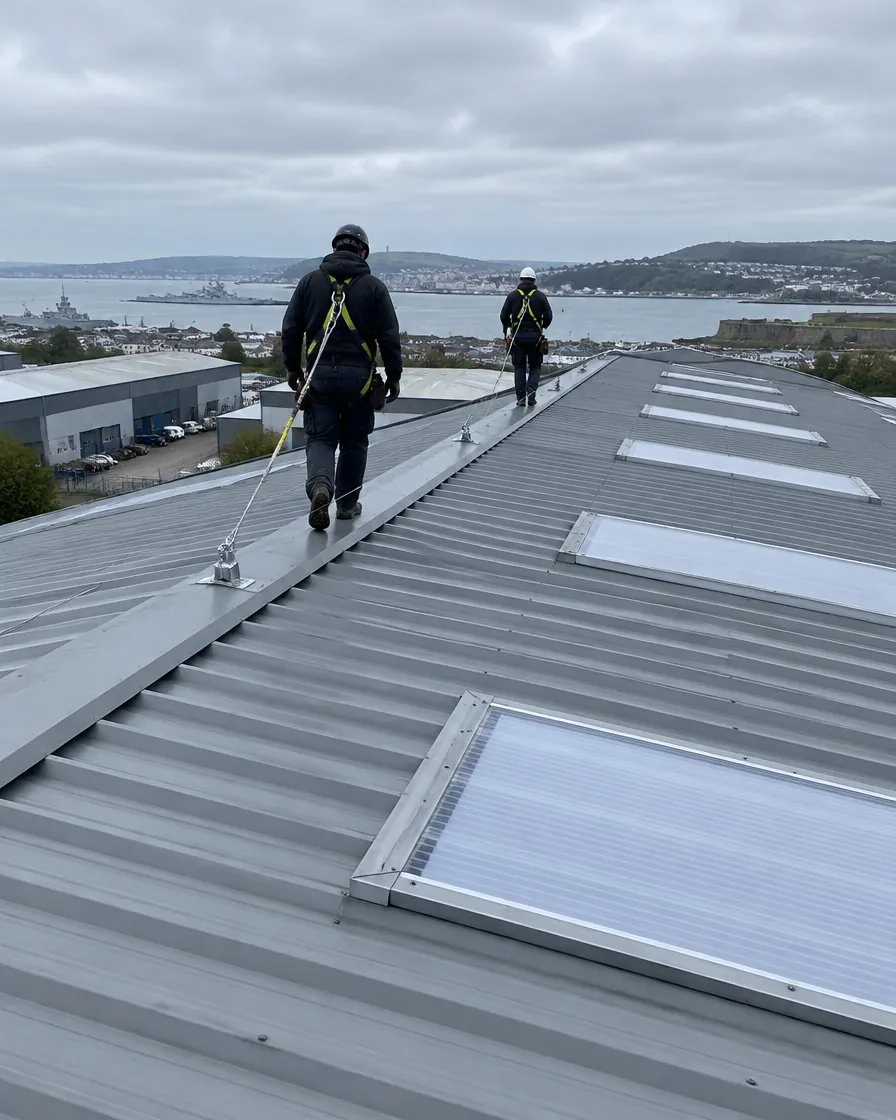 Commercial roofing in Honiton